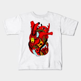 Red Light Heart Kids T-Shirt